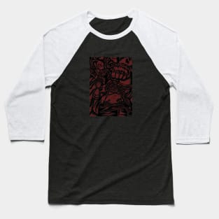 Kurohige Illustration Baseball T-Shirt